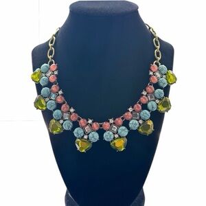 LOGO Links by Lori Goldstein Moonstone and Matrix Collar Statement Necklace